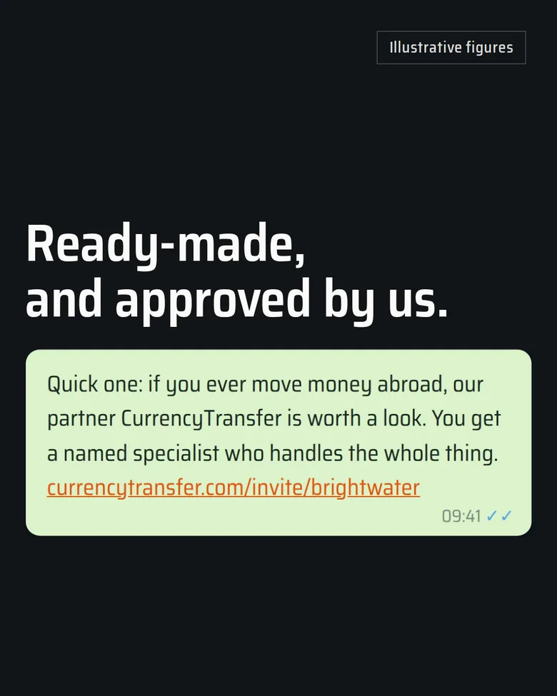 4:5, C Lifted: Ready-made message