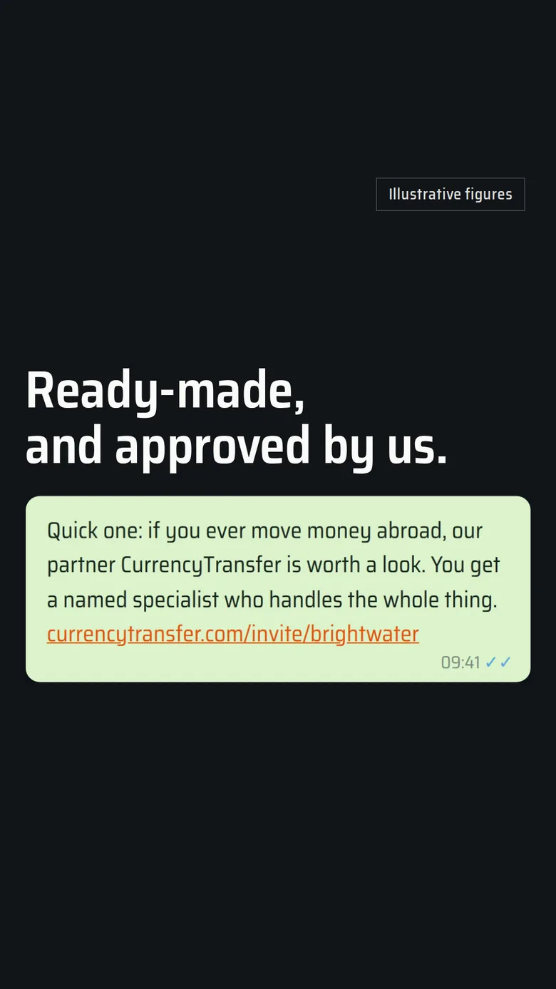 9:16, C Lifted: Ready-made message