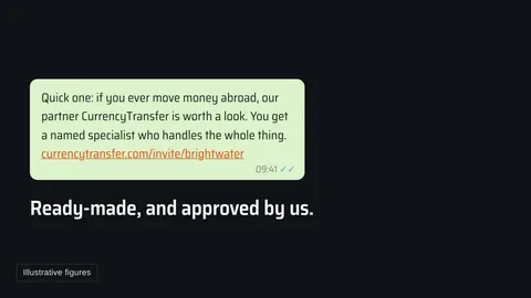 The landscape cut now: Ready-made message